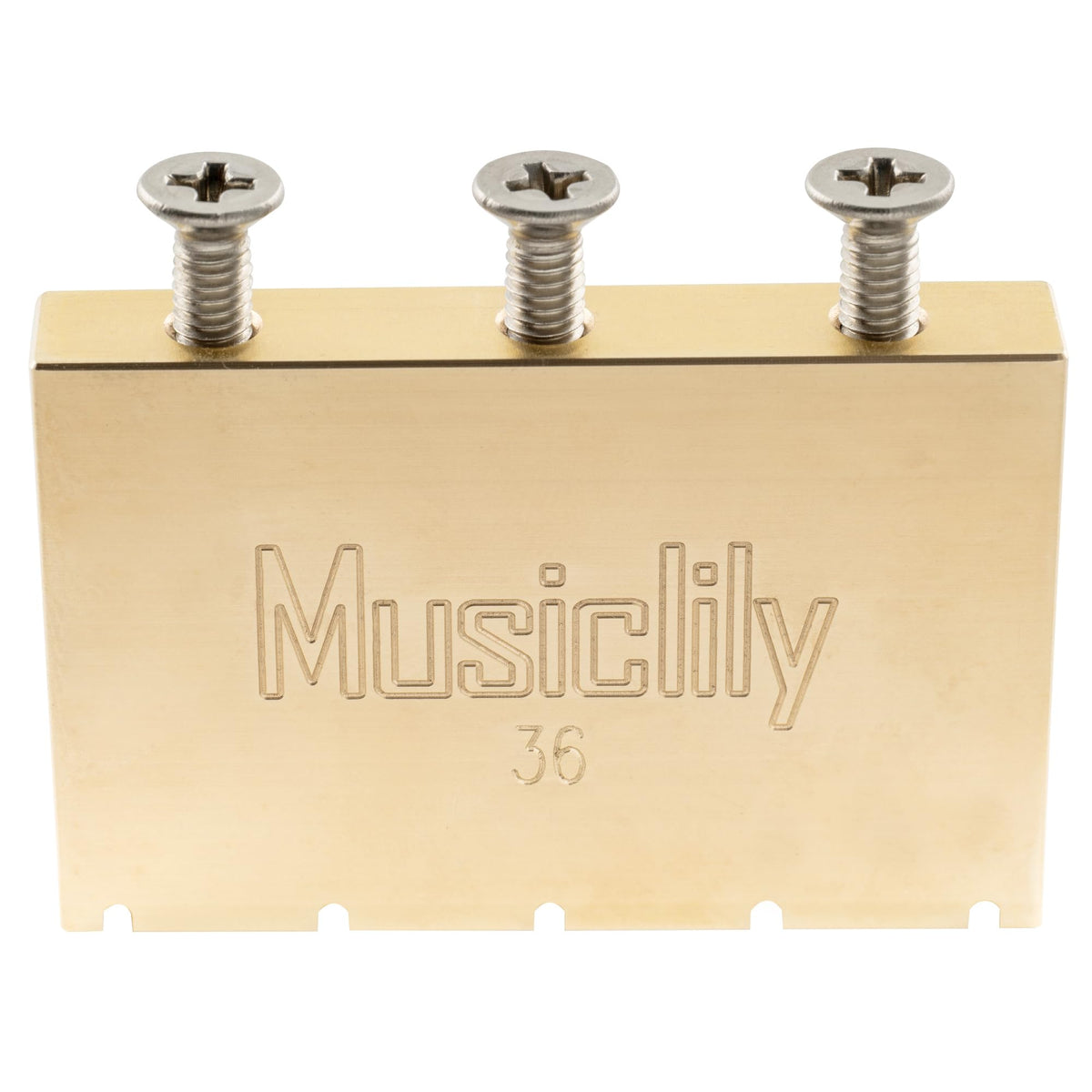 Musiclily Bloc Trémolo Laiton 33mm Pour Gotoh GE1996T Floyd Rose - Sustain Amélioré Guitare Électrique
