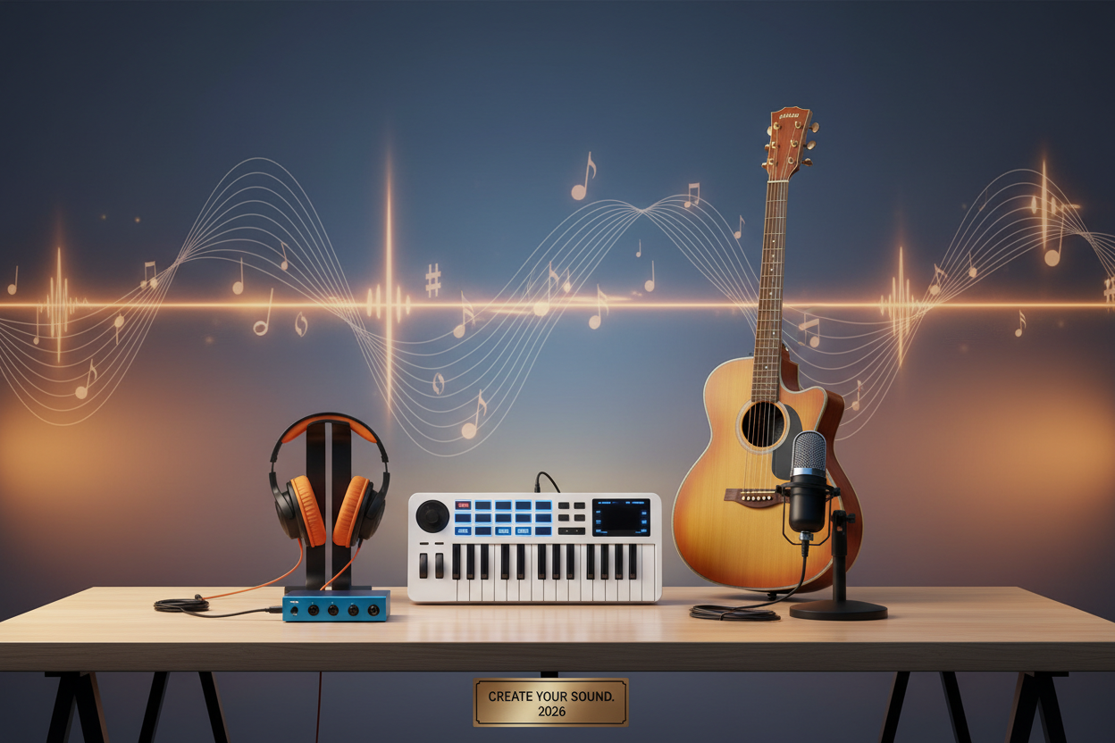 Affordable Music Production Gear, Beginner Instruments, and Gift Ideas for Musicians in 2026