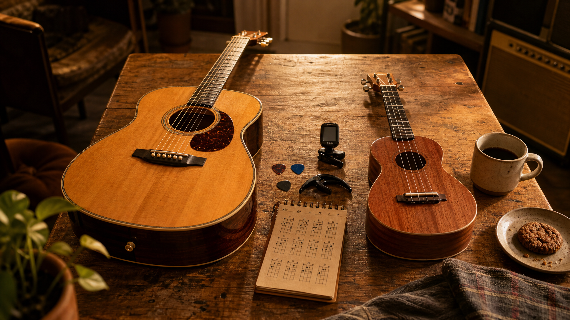 Guitar vs. Ukulele: The Real Difference for Someone Who Just Wants to Play Songs Quickly