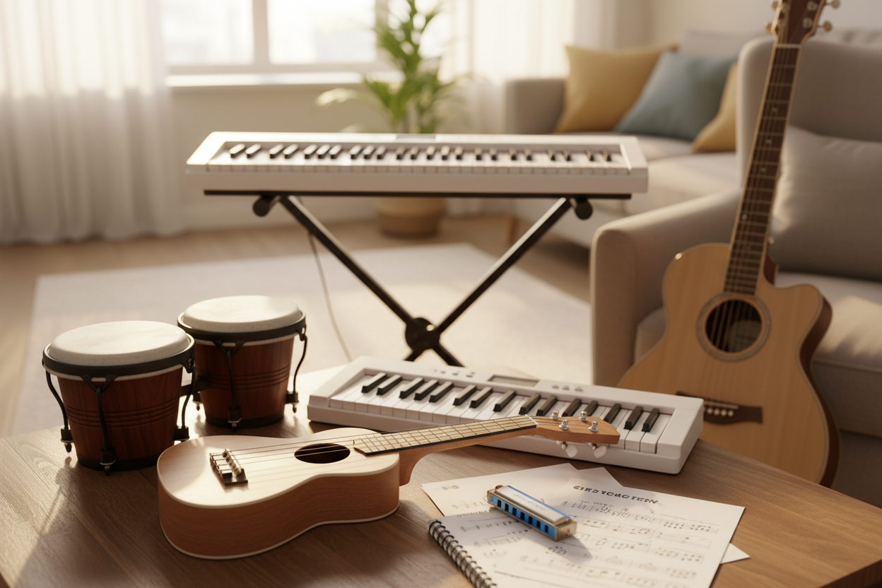Easiest Musical Instruments for Beginners: A Complete Guide for Adult Learners