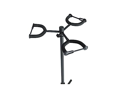 Gator Frameworks Adjustable Triple Guitar Stand, Holds (3) Electric or Acoustic Guitars (GFW-GTR-3000)