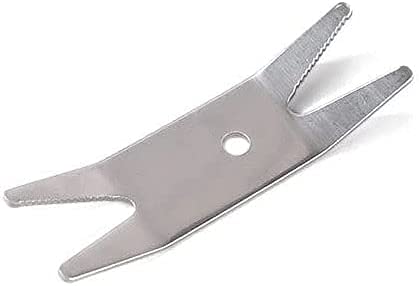 Jiayouy Stainless Steel Multi Spanner Wrench with Microfiber Suede Backing for Guitar Toggle Switch Knob Tuner