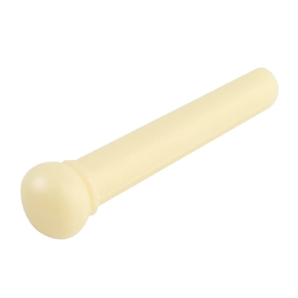 Metallor Guitar Bridge Pins String Pegs for Acoustic Guitar Parts Replacement Set of 6 Pieces Ivory.
