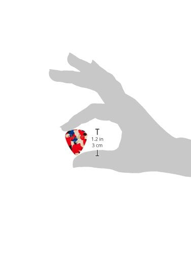 Fender Classic Celluloid Guitar Picks 351 Shape, Confetti, Thin, 144-Pack