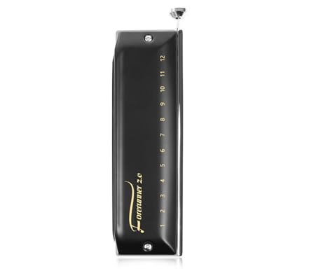 Symphonymuzik East Top Updated Forerunner 2.0 Without Valves Chromatic Harmonica 12-Hole 48 Tones G Key | Chromatic Mouth Organ 