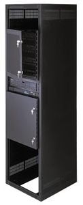 Solid Steel Security Door for Rackmount Rack Height: 21 H (12U Space)