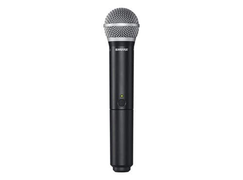 Shure BLX24/SM58 UHF Wireless Microphone System - Perfect for Church, Karaoke, Vocals - 14-Hour Battery Life, 300 ft Range | Inc