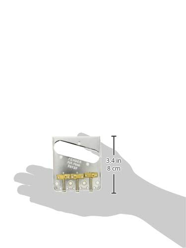 Fender 3-Saddle American Vintage Hot Rod Telecaster Bridge Assembly, Nickel