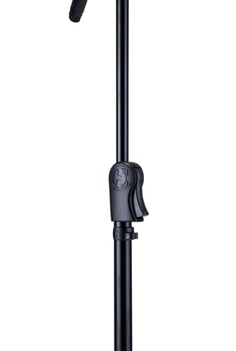 Hercules MS531B EZ Clutch Tripod Microphone Stand with Boom & EZ Mic Clip