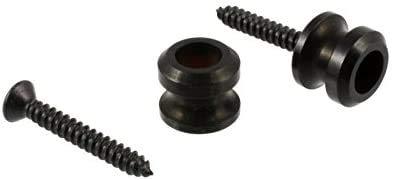 Allparts Ap-0682-003 Black Strap Buttons (2 Pack)