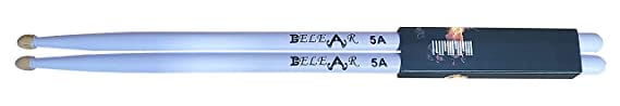 Belear 5A Light Blue Hickory Woodtip Drumstick