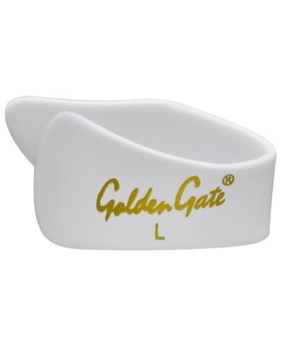 Golden Gate GP-4W-4PK Thumb Picks - White - Large - 4 Pack
