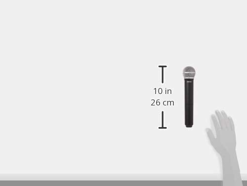 Shure BLX2/B58 Handheld Transmitter with PG58 Vocal Mic Capsule - for use with BLX Wireless Microphone Systems, Receiver Sold Se