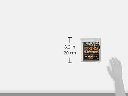 Hybrid Slinky Cobalt Flatwound Electric Bass Strings 45-105 Gauge