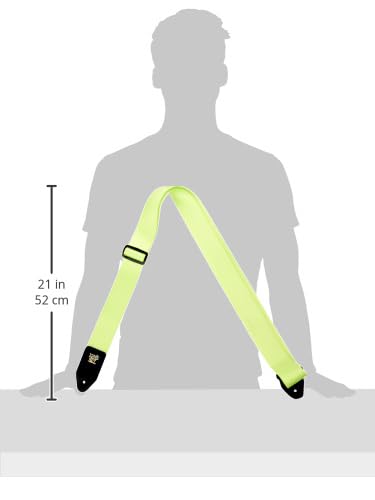 Ernie Ball Premium Guitar Strap, Neon Green (P05320)