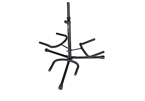 Gator Frameworks Adjustable Triple Guitar Stand, Holds (3) Electric or Acoustic Guitars (GFW-GTR-3000)
