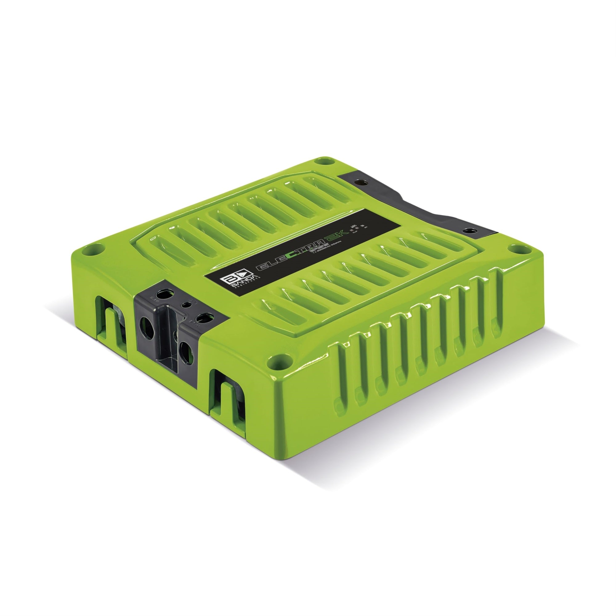 Electra 2000 Watt 2 Ohm Car Audio Single Channel High Power Amplifier GREEN