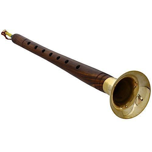 Aona Indian Classical Wind Musical Instrument Shehnai (Length 18 Inches)