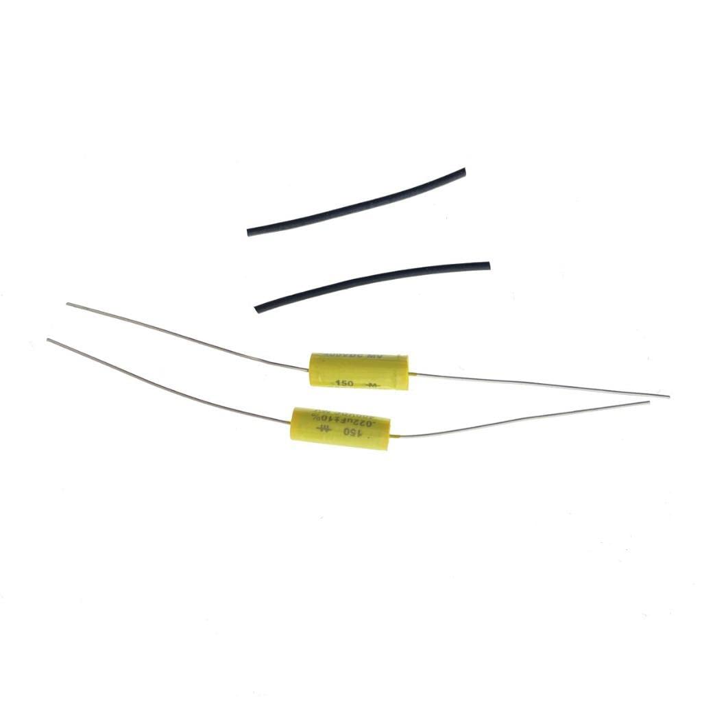 Pack of 2 Electric Guitar Bass .022uf Caps Mallory Electric Guitar Tone Cap Capacitors