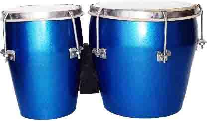 Gt Manufacture Professional Handmade Wooden Beautyfull Bongo01 (Blue)