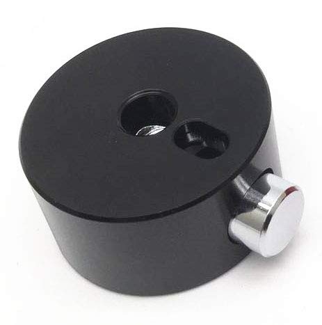 Liyafy 1pc Aluminum Alloy Quick-set Cymbal Mate Nut for Percussion Instrument Parts Black