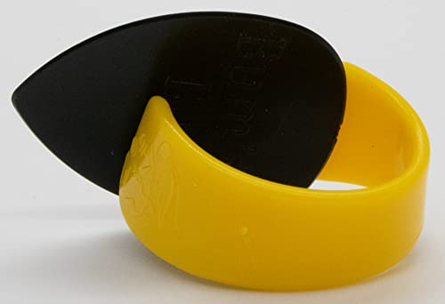 Fred Kelly Picks D5T-XH-3 Delrin Bumblebee Teardrop Extra Heavy Guitar Pick (Pack of 3)