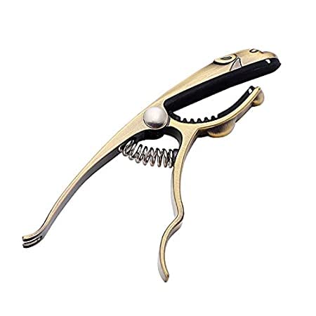 Belear Couturier Series Golden Leopard Guitar Capo, Medium