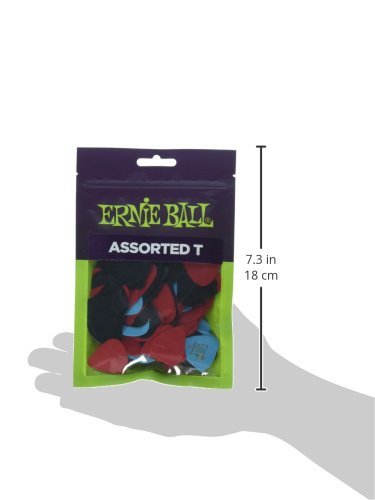 Ernie Ball Guitar Picks, Thin, Assorted Colors, 144-pack (P09108)