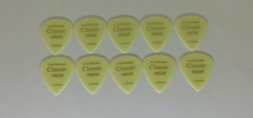 Pickboy Vintage Pick, Luminous, Cellulose, 1.20mm, 10 picks