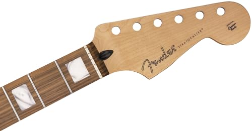 Fender Player Series Stratocaster Neck, Modern C, 22 Medium Jumbo Frets, Pau Ferro Fingerboard, with Block Inlays
