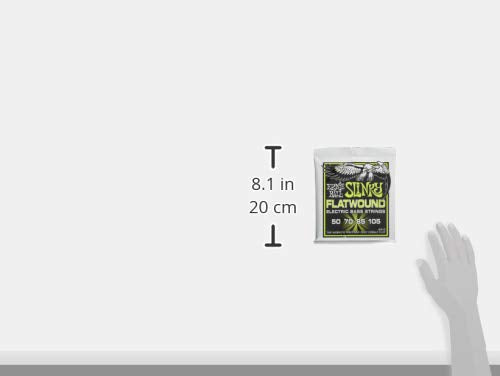 Regular Slinky Cobalt Flatwound Electric Bass Strings 50-105 Gauge