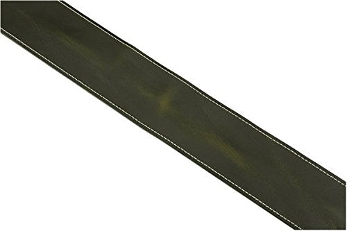 Fender Broken-In Leather Guitar Strap, Guitar Accessories, 2.5in, Green