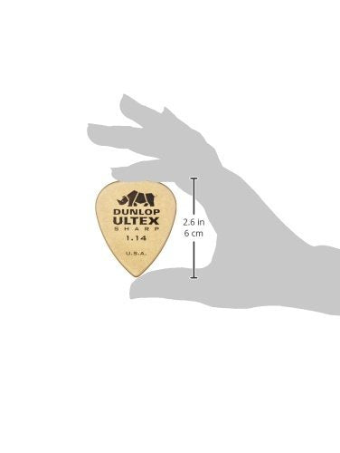 JIM DUNLOP 433P1.14 Ultex Sharp, 1.14mm, 6/Player's Pack