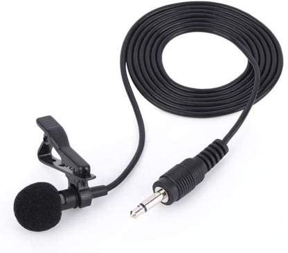 Kelso Clip-On Lapel Collar Auxiliary Microphone Dynamic 3.5 Mm Microphone For Clear Voice Recording (1.5 Meter)