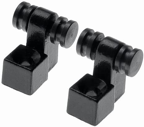 TUOREN 3Pack Electric Guitar Part Neck Plate String Tree Guide Retainer 1/4 Inch Input Jack Socket Plate with Screws for Fender