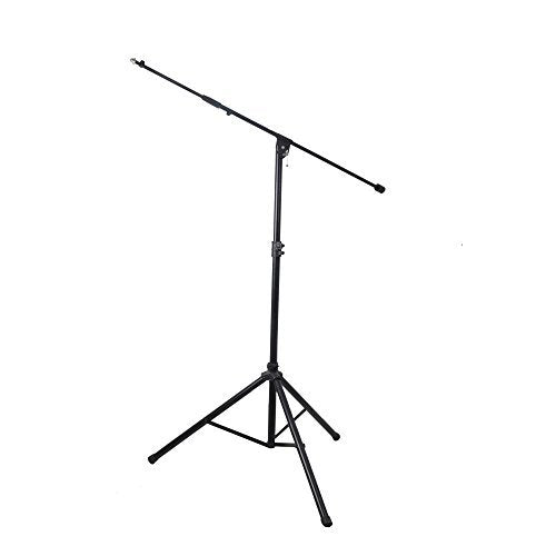 Pyle Strongest High-Performance Adjustable Microphone Suspension Boom Stand | Tripod Mic Stand Mic Adapter & Clamp - Stage, Kara