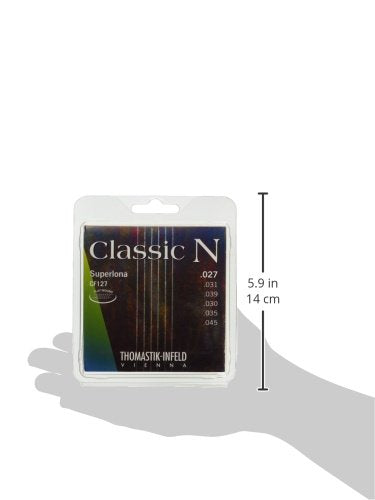 Thomastik-Infeld CF127 Classical Guitar Strings: Classic N Series 6 String Set Strings E, B, G, D, A, E Set