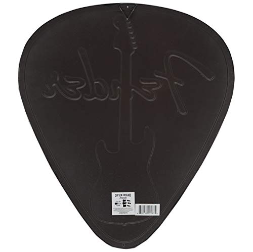 Fender Stratocaster Guitar Pick Metal Sign - Vintage Wall Art for Music Room, Bedroom or Man Cave