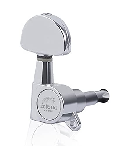 Zcloud Goods Guitar Tuning Pegs Gtpchrom 3+3 Chrome Finish