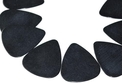 10Pcs Black Guitar Picks, Celluloid Guitar Plectrums for Your Electric, Acoustic, or Bass Guitar 0.5mm Guitar Picks and Bass Pic