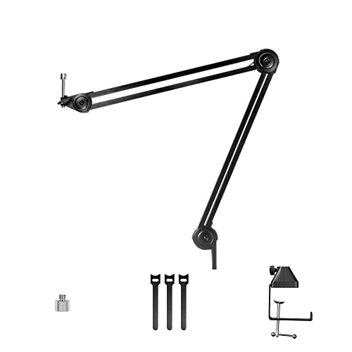 Audio Array AA-12 Springless Microphone Arm | Heavy Duty Stand With 1.8kg Weight Capacity for stablility & multi-angle adjustmen