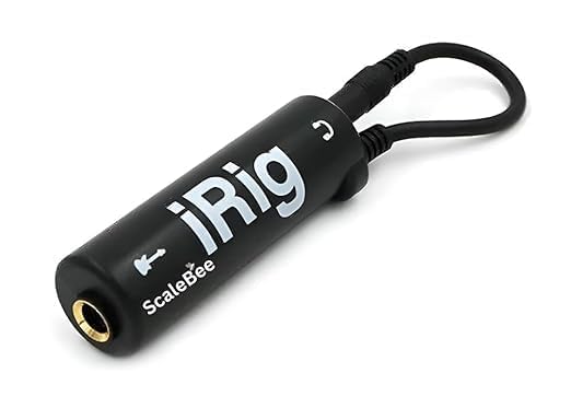 MODEL ART Guitar Line Converter Guitar Interface I-rig Converter Replacement Guitar for Phone Guitar Audio Interface Guitar Tune