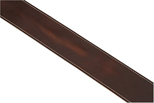 Fender Broken-In Leather Guitar Strap, 2.5in, Brown