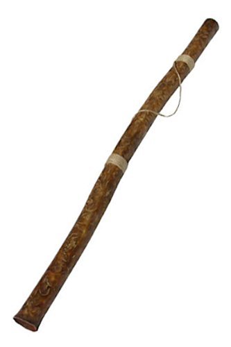 Hand Crafted Modern Didgeridoo - Beeswax Mouthpiece - Free Mouthpiece Repair Kit - Key of C Ohm - Loud! - by World Percussion US