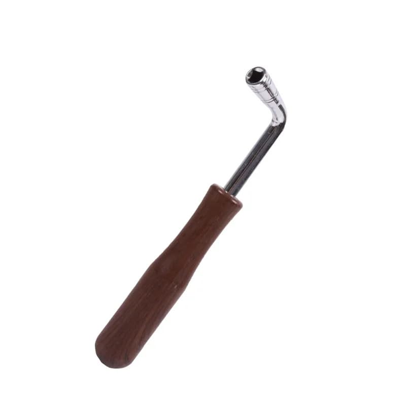 Professional Piano Tuner Spanner L Shape Piano Tuning Hammer Lever Wrench Hardwood Handle Guzheng Repair Tool Llave Piano Tuner 