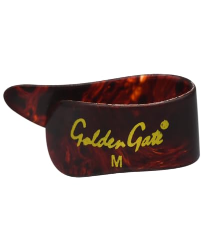 Golden Gate GP-3T-4PK Thumb Picks - Tortoise - Medium - 4 Pack
