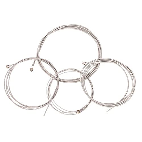Merishopp Set Of 4 Steel Strings For 4 String Bass Guitar | Strings | Parts & Accessories | Guitars & Basses
