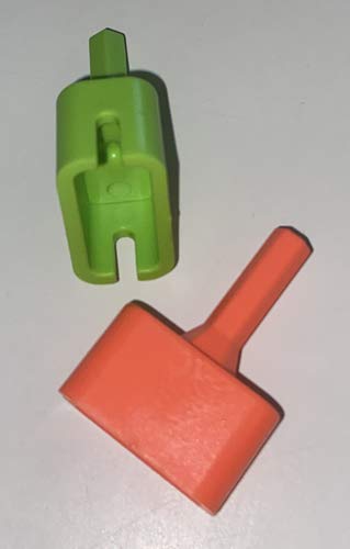 Ducks Deluxe Twin Power String Winder for Guitars & Basses - ABS Plastic - Fits 1/4 '' Hex Screwdriver