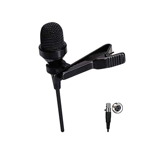 J K Pro Lavalier Lapel Microphone MIC-J 017 Unidirectional Condenser Microphone Compatible with Shure Wireless Transmitter Mini 
