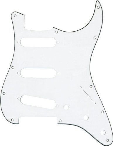 Dimarzio Electric Guitar Pickguard Sss (W/B/W) White - Fg2108W